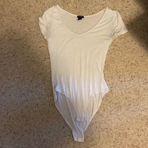 rue21 white bodysuit.